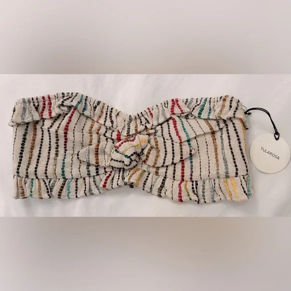 NWT ✨ Revolve Tularosa Maddie ruffle Bandeau top - Picture 2 of 13